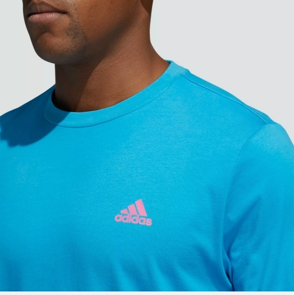 🆕 Adidas | Day of the Dead Candy Skulls Blue Long Sleeve Shirt Mens Size Medium - Picture 5 of 7